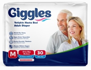 GİGGLES BEL BAĞLAMALI MEDIUM 30 LU
