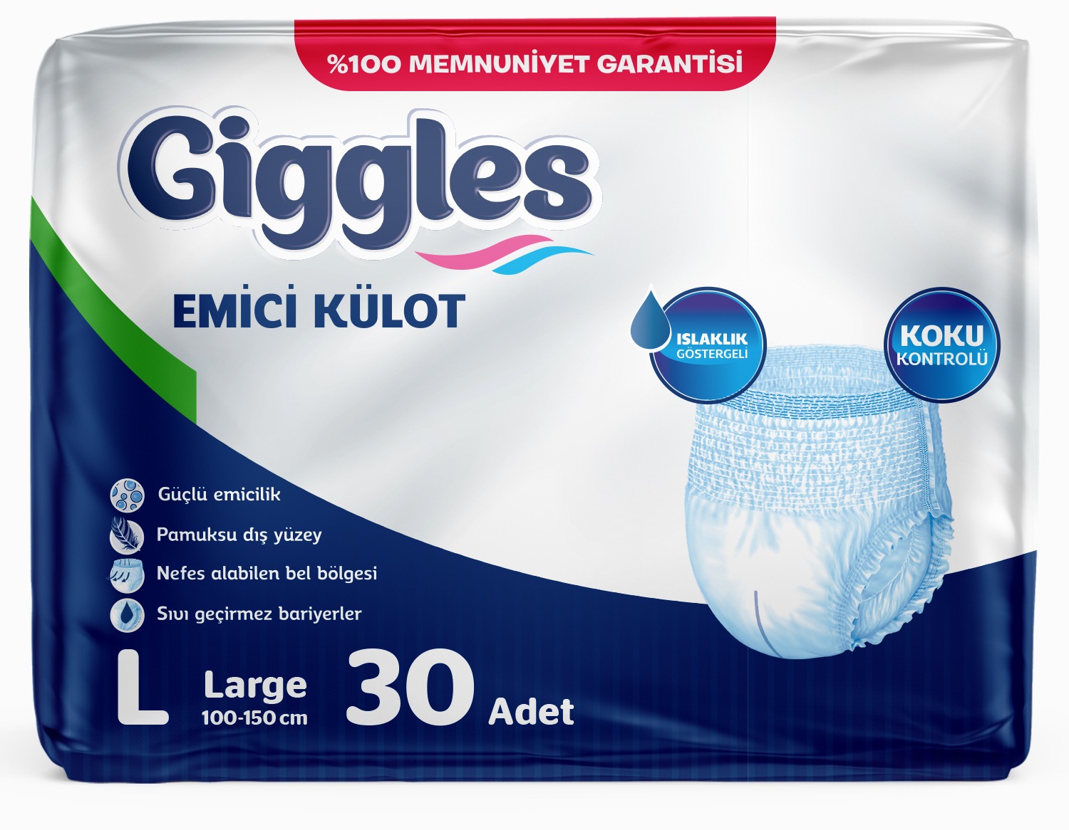 GİGGLES EMİCİ KÜLOT LARGE 30 LU